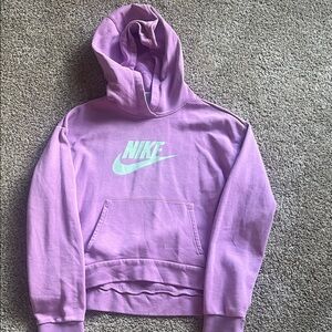 Nike Lavender Hoodie with White Swoosh